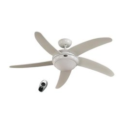 Ventilateur de plafond ELICA, avec télécommande, laque blanche