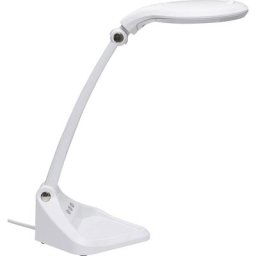 MAUL Lampe loupe à diodes LED MAULiris, intensité lumineuse variable, 470 lumens, 7 W, blanc