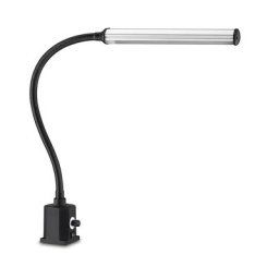 Lampe à diodes universelle sur bras flexible IP20, alimentation 220 - 240 V, avec pied vissé