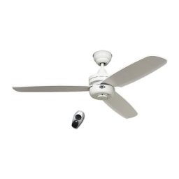 Ventilateur de plafond NIGHT FLIGHT, Ø hélice 1320 mm, avec télécommande, laque blanche