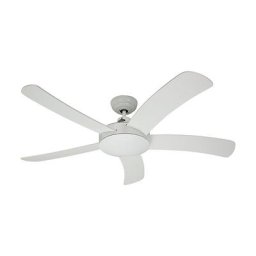 Ventilateur de plafond FALCETTO, sans télécommande, laque blanche