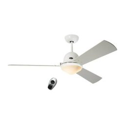 Ventilateur de plafond LIBECCIO, avec télécommande, merisier / érable / laque gris clair / laque blanche