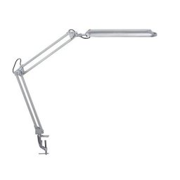 MAUL Lampe économe avec pince-étau, 11 W, lot de 2, argent