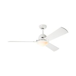 Ventilateur de plafond LIBECCIO, sans télécommande, merisier / érable / laque gris clair / laque blanche