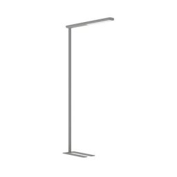 MAUL Lampe à diodes LED sur pied MAULjet, hauteur 1950 mm, intensité lumineuse variable, aluminium RAL 9006