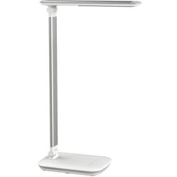 MAUL Lampe de table à diodes LED MAULjazzy, intensité lumineuse variable, blanc / argent
