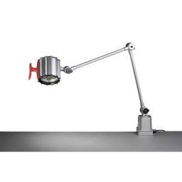 Lampe industrielle articulée à diodes LED IP65, 12 W, pivotant/inclinable, 6000 K, 1260 lumens