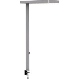MAUL Lampe à diodes LED MAULjuvis avec détecteur de mouvement, avec pince-étau, intensité lumineuse variable, aluminium RAL 9006