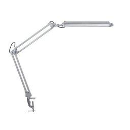 MAUL Lampe à 21 diodes 5800 K, avec pince-étau, argent