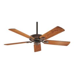 Ventilateur de plafond OUTDOOR ELEMENTS, Ø hélice 1320 mm, bois Teak naturel / bronze érodé