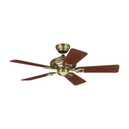 Ventilateur de plafond SEVILLE II, Ø hélice 1120 mm, noyer / chêne / laiton ancien