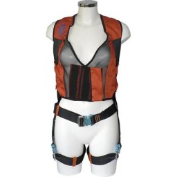 Harnais de sécurité LADYTRAC, avec œillet dorsal et fermetures à clic, S