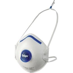 Dräger Masque anti-poussières fines X-plore® FFP1 NR D avec clapet d'expiration, modèle 1310V, lot de 10, blanc