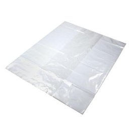 Housses rétractables en PE, lot de 50, pour palettes industrielles 1300 x 1100 mm, hauteur de chargement 1000 mm, transparentes