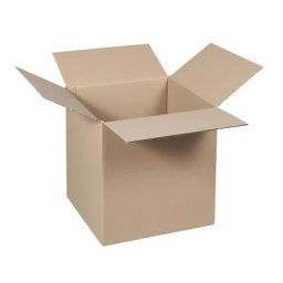 Caisse américaine, FEFCO 0201, en papier à simple cannelure, dimensions intérieures 200 x 200 x 200 mm, lot de 50