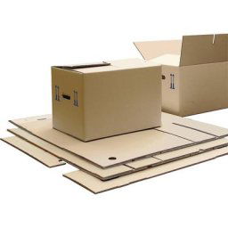 Carton de déménagement, FEFCO 0201, en papier à double cannelure, dimensions intérieures 435 x 340 x 475 mm, lot de 25