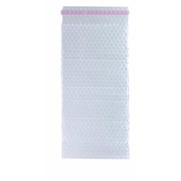 Sachet en film matelassé, 3 plis, autocollant, épaisseur film 80 µm, l x L 200 x 400 mm, lot de 250