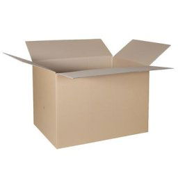 Caisse pliante, FEFCO 0201, en papier à double cannelure, dimensions intérieures 1180 x 780 x 800 mm, lot de 25
