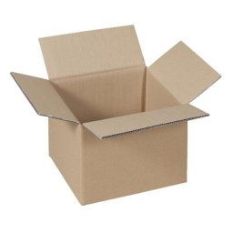 Caisse pliante, FEFCO 0201, en papier à double cannelure, dimensions intérieures 234 x 184 x 168 mm, lot de 50