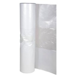 Gaine thermo-rétractable en polyéthylène, avec soufflet latéral, prix par rouleau, pour dimensions palettes l x p 1300 x 1100 mm