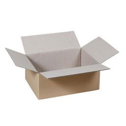 Caisse américaine, FEFCO 0201, en papier à simple cannelure, dimensions intérieures 300 x 250 x 200 mm, lot de 50