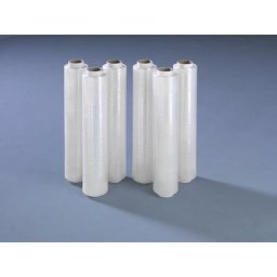 Lot de films étirables en PE à prix économique, lot de 6 rouleaux, épaisseur film 20 µm