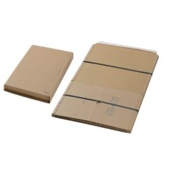eurokraft basic Emballage universel et pour livres, lot de 50, dimensions intérieures L x l 455 x 320 mm