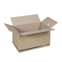 Caisses professionnelles, en carton à double cannelure, dim. int. 476 x 276 x 272 mm, FEFCO 0701, lot de 50
