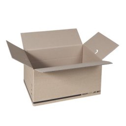 Caisses professionnelles, en carton à double cannelure, dim. int. 574 x 376 x 280 mm, FEFCO 0216, lot de 50