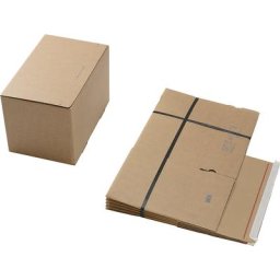 Cartons d'expédition, avec fond automatique et fermeture autocollante, dimensions intérieures L x l x h 400 x 260 x 250 mm, lot de 60