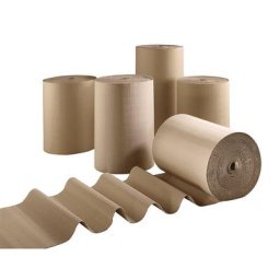 Carton ondulé, longueur 70 m, qualité 80 g/m², largeur 1500 mm