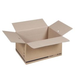 Caisses professionnelles, en carton à simple cannelure, FEFCO 0701, dim. int. 445 x 315 x 235 mm, lot de 50