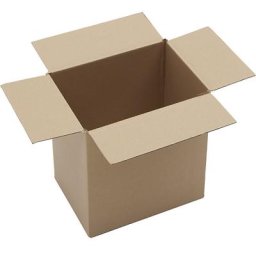 Caisses pliantes en carton ondulé, FEFCO 0201, simple cannelure, lot de 50, dimensions intérieures 275 x 200 x 300 mm