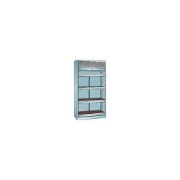 LISTA Armoire à rideaux CNC, 4 tiroirs, 156 supports ISO-SK 40, gris clair RAL 7035