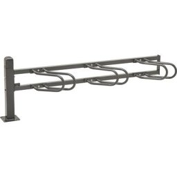 PROCITY Support cycles CONVI, extension avec 3 supports de roue avant, gris