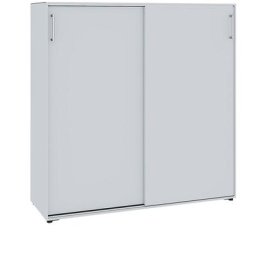 mauser Armoire à portes coulissantes, 6 compartiments, largeur 1155 mm, aluminium