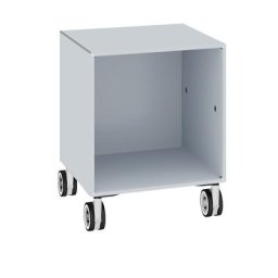 mauser Caisson seul, sur roulettes, largeur 385 mm, aluminium
