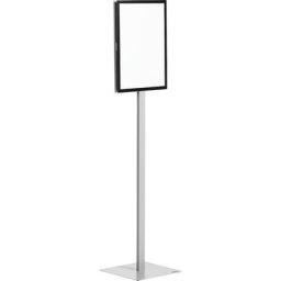 DURABLE Présentoir INFO STAND BASIC, en métal et plastique, format A3, hauteur 1402 mm