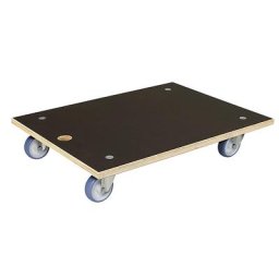 Wagner Plateau roulant MaxiGRIP, rectangulaire, avec certification FSC®, L x l x h 780 x 590 x 150 mm, force 500 kg
