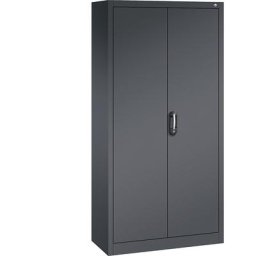 C+P Armoire universelle ACURADO, l x p 930 x 400 mm, gris noir / gris noir