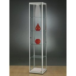 Vitrine avec éclairage à diodes, 1 x 5 W, l x p 400 x 400 mm