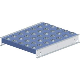 Schulz Stanztechnik Table à billes, hauteur h. t. 70 mm, largeur voie 750 mm, longueur 1000 mm, au pas de 75 mm