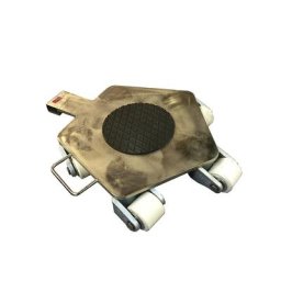 Rouleur pivotant, force 4000 kg, L x l 760 x 555 mm, pour salles blanches