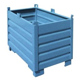 eurokraft pro Collecteur, capacité 0,50 m³, bleu clair