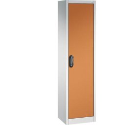 C+P Armoire universelle ACURADO, l x p 500 x 400 mm, gris clair / orange jaune