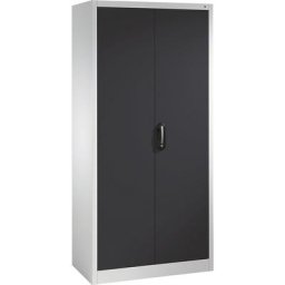 C+P Armoire universelle ACURADO, l x p 930 x 400 mm, gris clair / gris noir