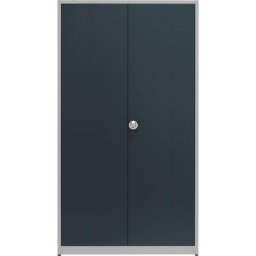 mauser Armoire universelle extra-haute, h x l x p 2200 x 1200 x 500 mm, aluminium / anthracite