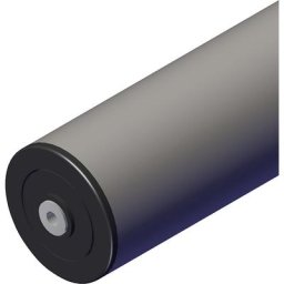 Gura Rouleau de transport en acier, Ø rouleaux 80 mm, taraudage M 10 x 15, longueur 400 mm