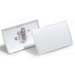DURABLE CLICK FOLD badge avec pince combinée, lot de 100, h x l 54 x 90 mm