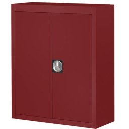 mauser Armoire à bacs, h x l x p 820 x 680 x 280 mm, sans bacs à bec, unicolore, rouge, 3 pièces et +